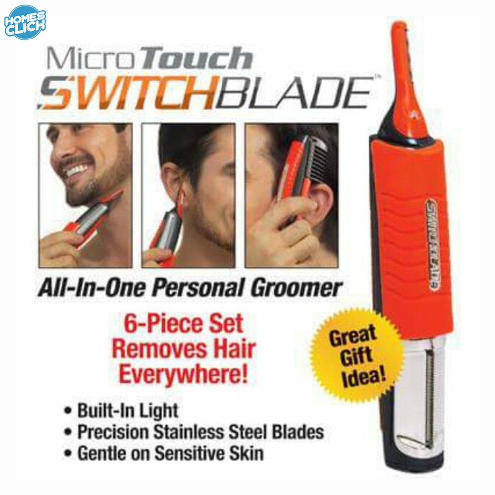 micro touch switchblade hair trimmer