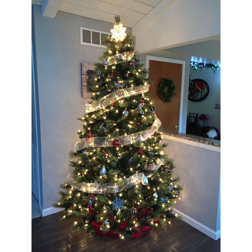 Christmas Tree dry pine 7ft Metal Stand (Green) Shopee Philippines