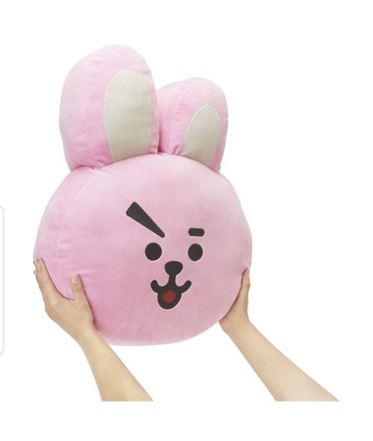 BT21 Official Merchandise by Line Friends 16.5 Inch SHOOKY Smile Decorative Throw Pillows Cushion 
