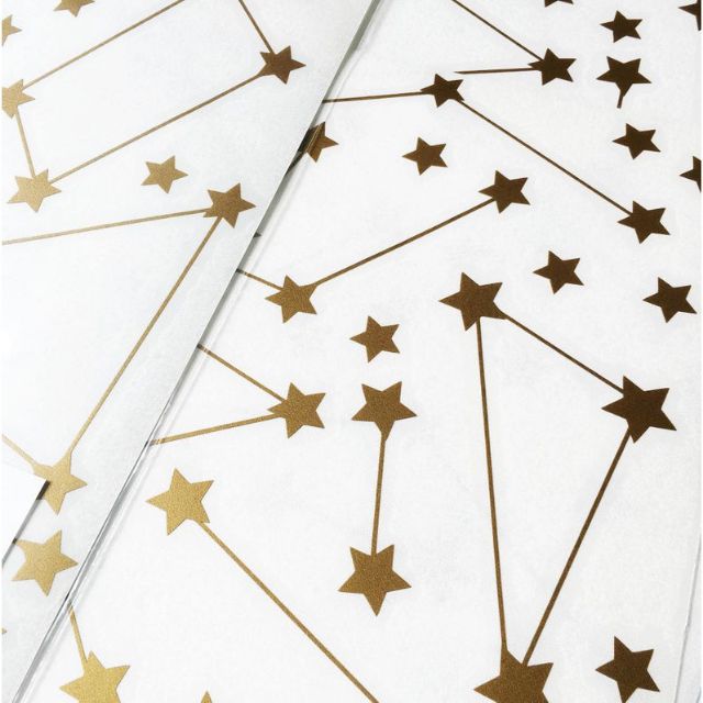 gold constellation wall decals