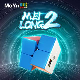 Moyu Rubik's Cube 2X2 Magic Cube 2 By 2 Cubes 50mm Speed Pocket Sticker Puzzle Cube Professional Toys for Children Gifts