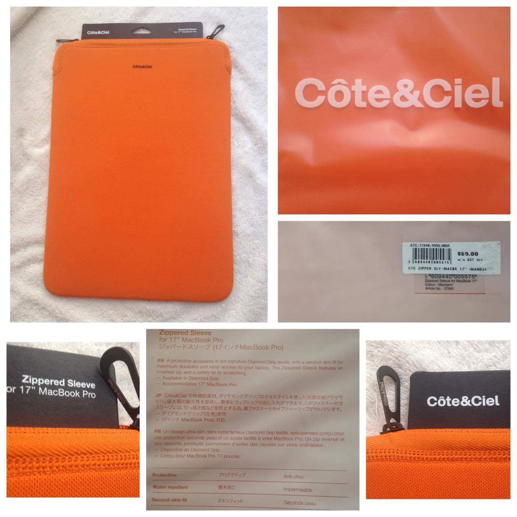 cote et ciel laptop sleeve