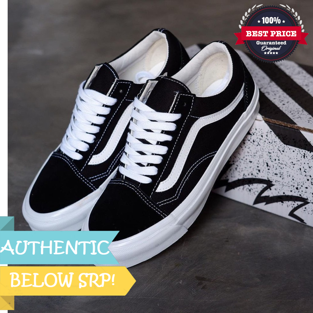 Vans Vault Old Skool Black White Shopee Philippines