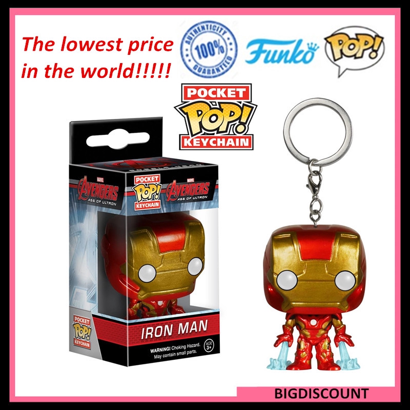 iron man funko pop keychain