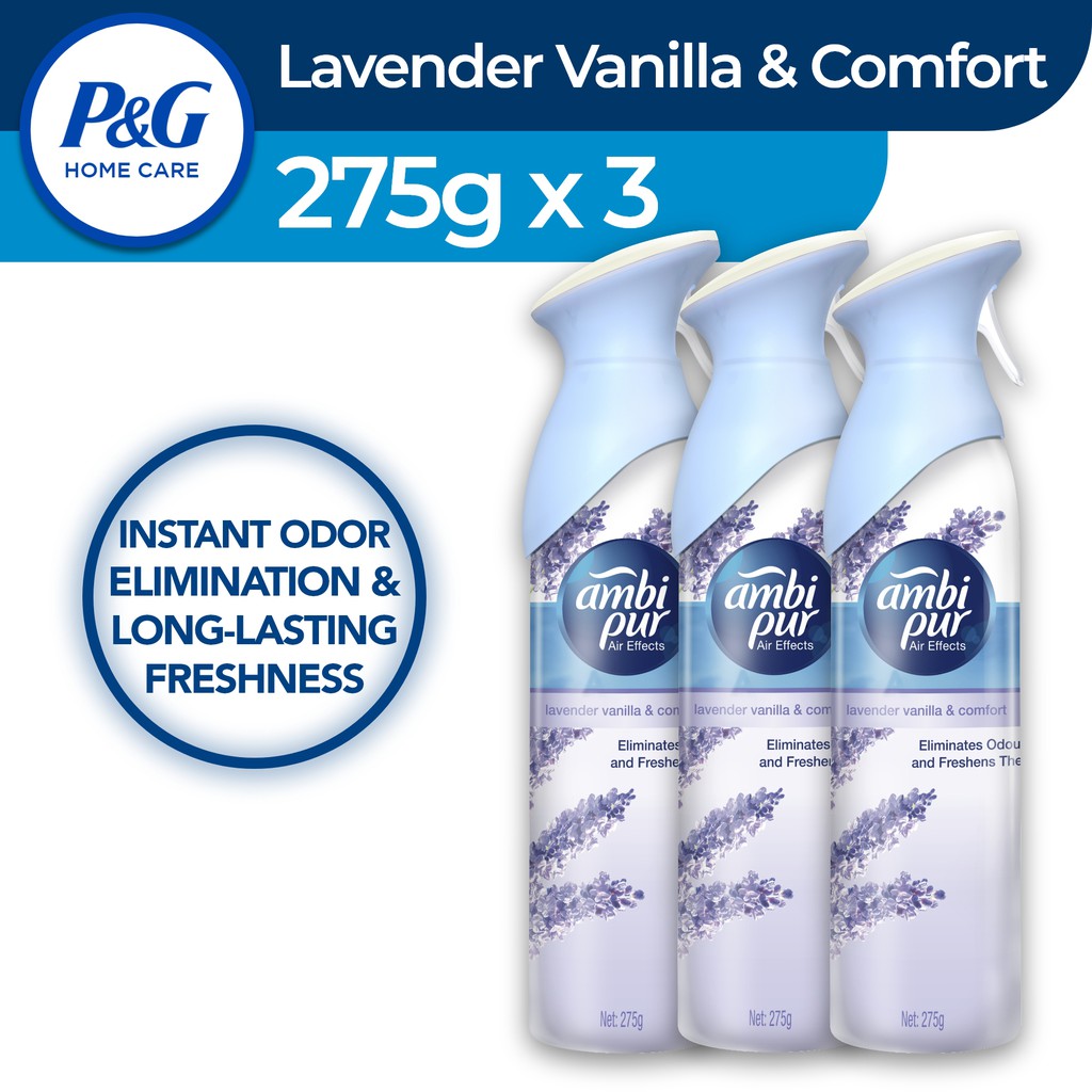 [BUNDLE] Ambi Pur Air Effects Spray Lavender Vanilla and Comfort Room