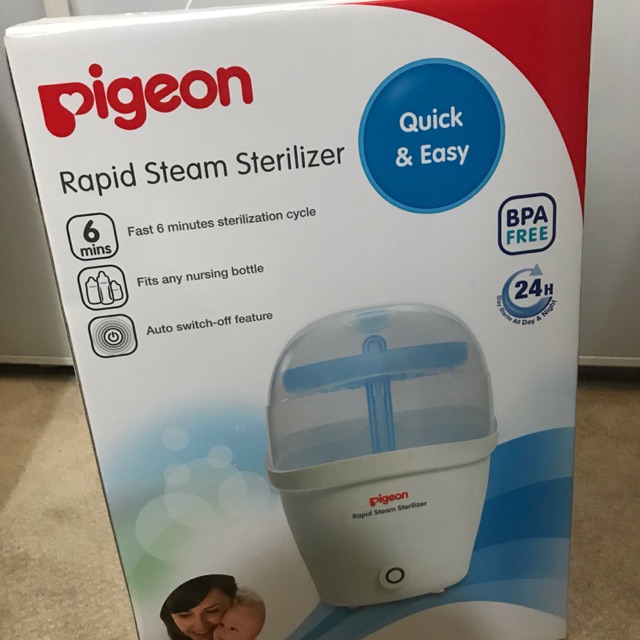 baby bottle sterilizer pigeon