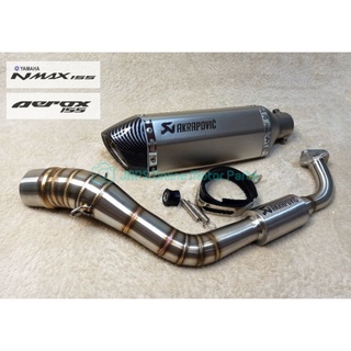 Akrapovic SC Project Full System Exhaust Pipes for NMAX V2 V2.1 / AEROX ...