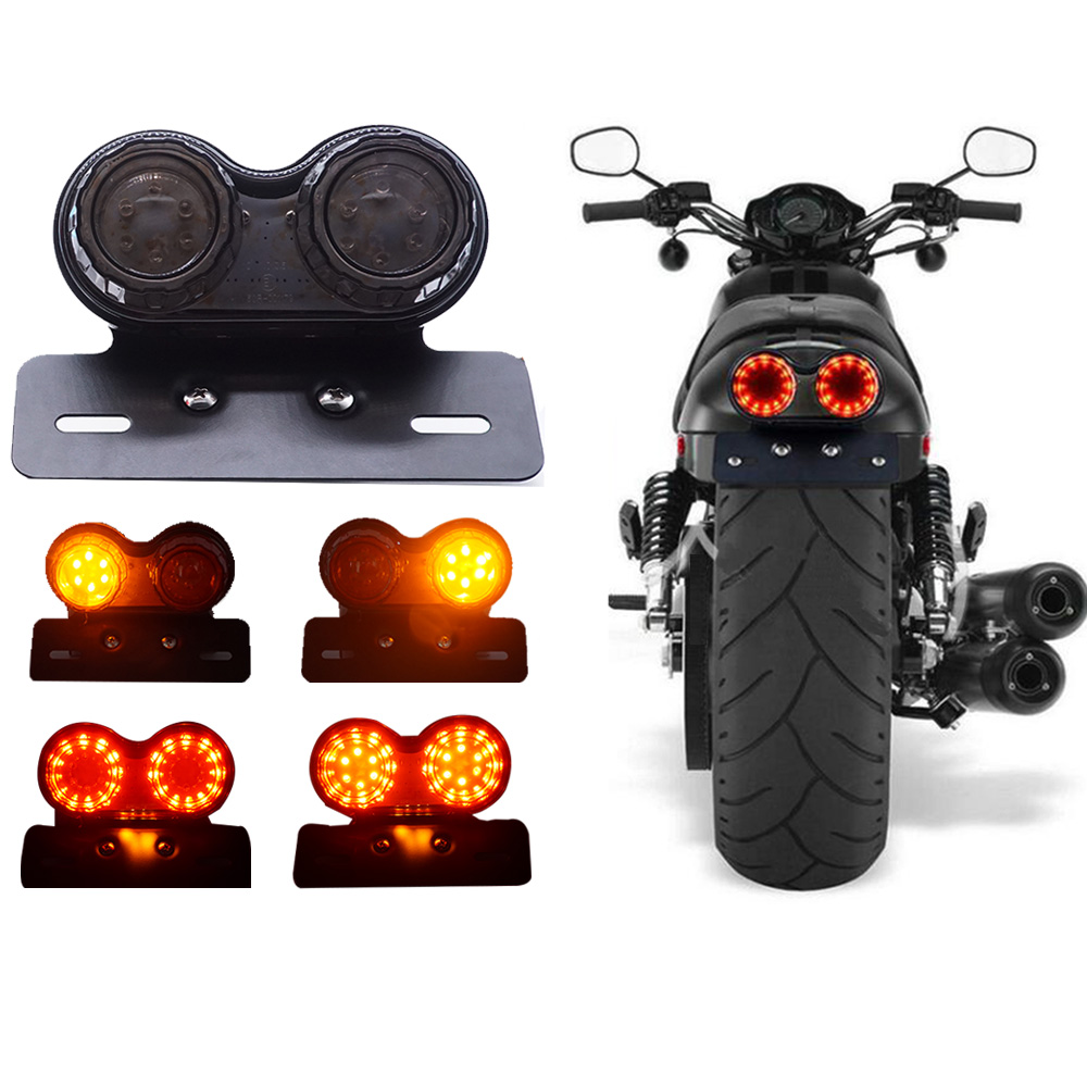 motorcycle license plate brake light