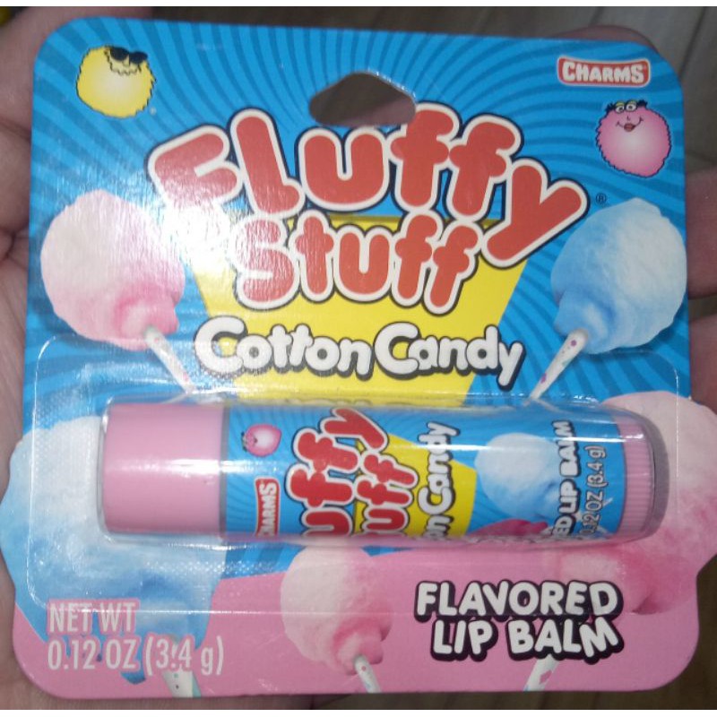 Charms FLUFFY STUFF Cotton Candy Flavored Lip Balm Shopee Philippines
