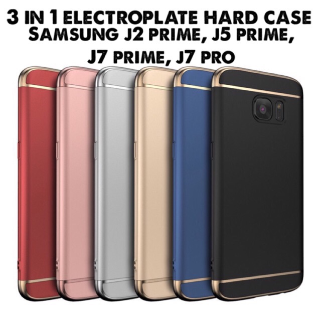 Electroplate Hard Case Samsung J2 J5 J7 15 16 Prime Pro Shopee Philippines