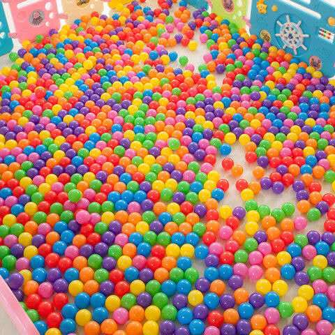 100pcs Multi-Color Cute Kids Soft Play Balls Toy for Ball Pit Swim Pit Pool `t 