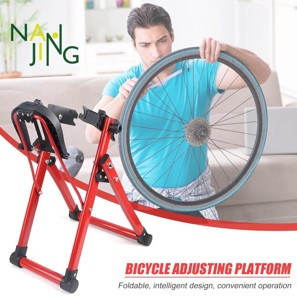 truing mountain bike wheel