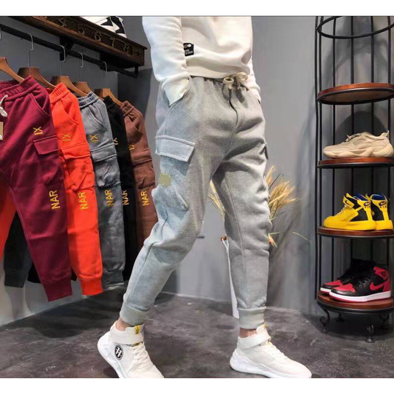 six pocket track pants