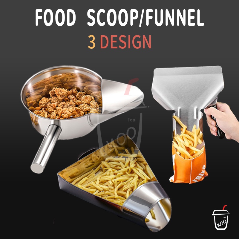 French Fry Bagger ChipScoop/Fries Chips Shovel/Fried Chicken Shovel