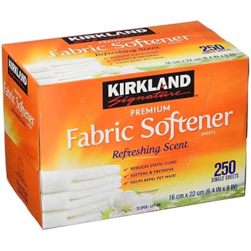 Kirkland Signature Premium Fabric Softener Sheets 250s Shopee Philippines