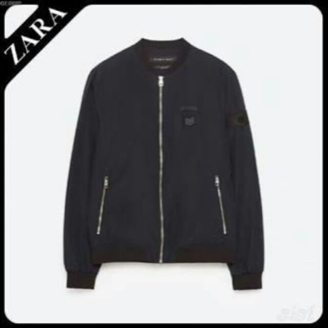 zara man jacket black