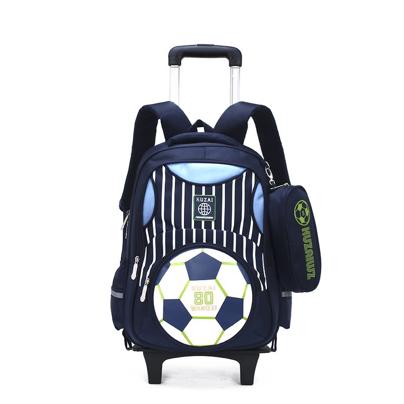 boys rolling backpack