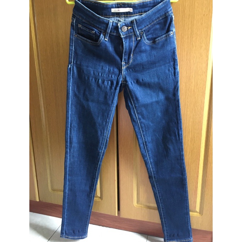 levi's 711 skinny blue