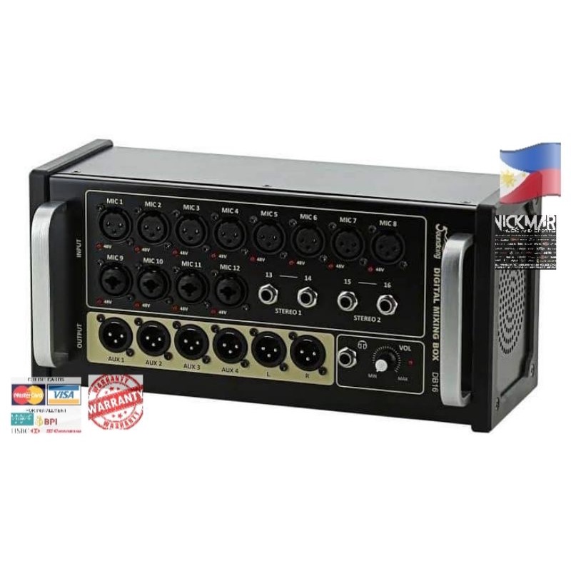 SOUNDKING DB16 DIGITAL MIXER Shopee Philippines