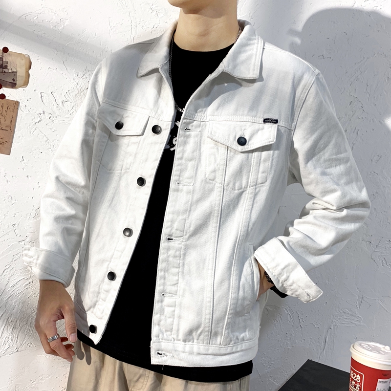 black short sleeve denim jacket