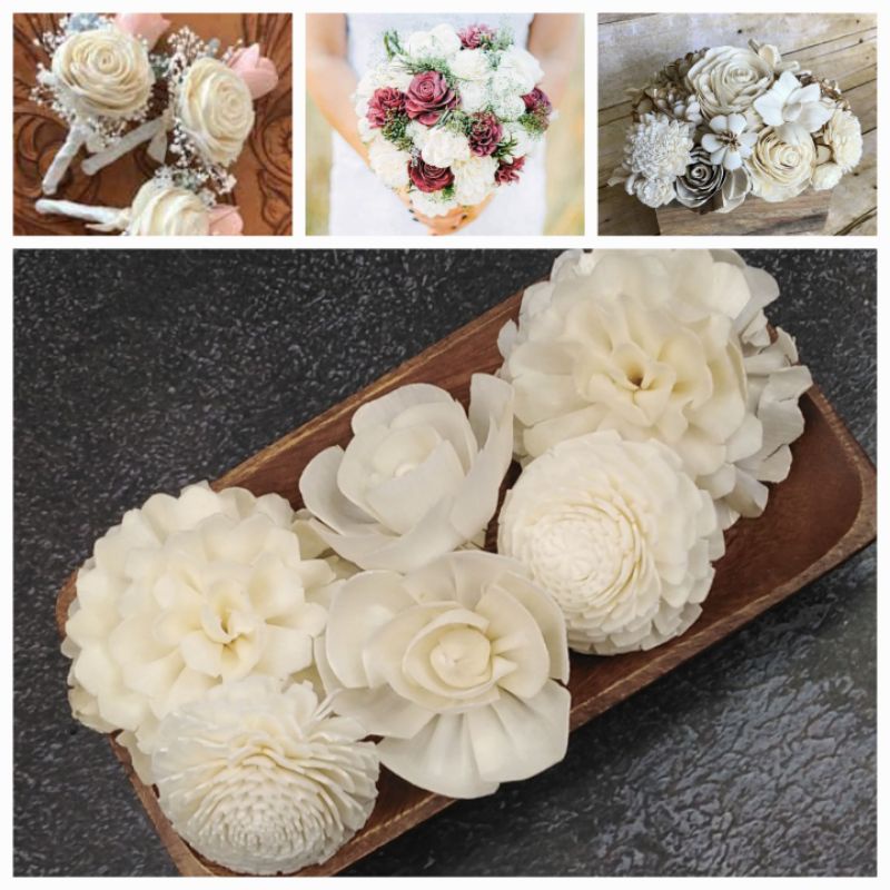 Sola Wood Flowers for Bouquets, Buttonnaires, Scent Diffusers are