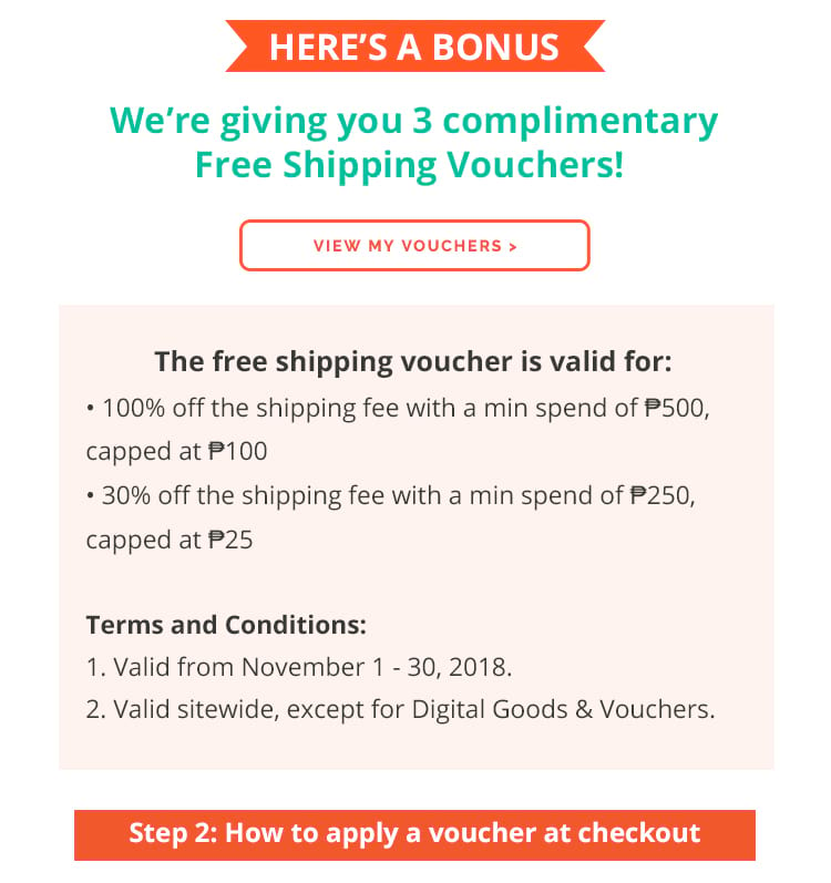 Free Shipping Voucher | Shopee PH