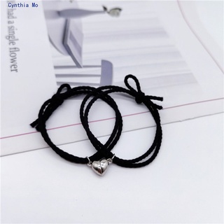2 pieces of magnetic couple bracelet creative charm bracelet jewelry / couple magnetic weaving CM #3