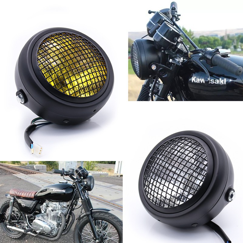 round bike headlight