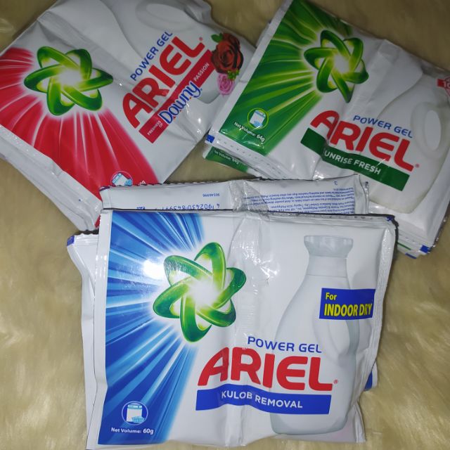 Ariel Power Gel Liquid Detergent 6 twin sachets 60g Shopee Philippines