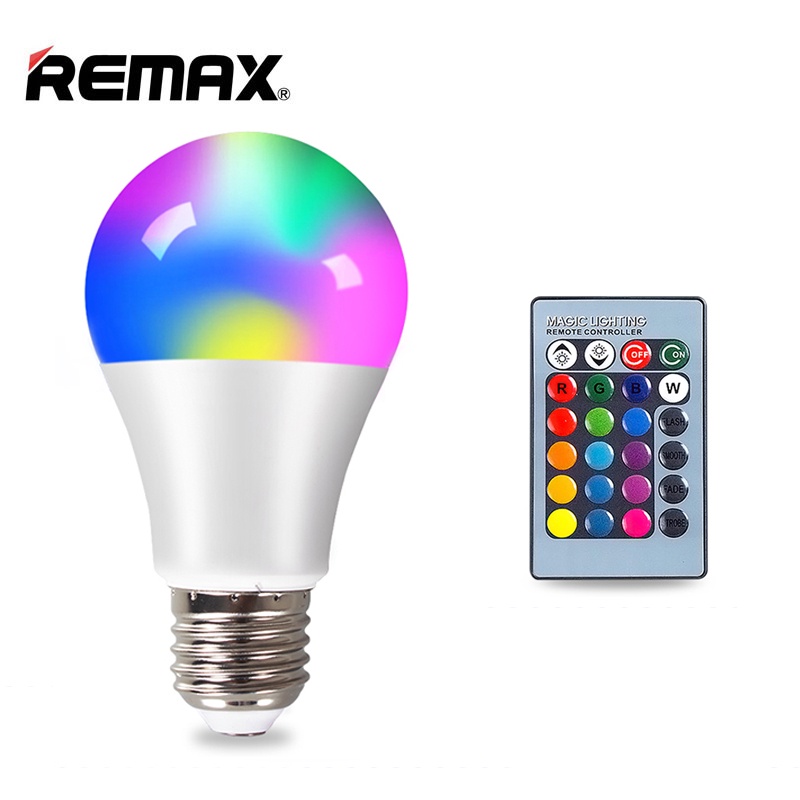 RGBW LED Bulb Remote Control 3/5/10/15W Dimmable Ampoule Smart Lights