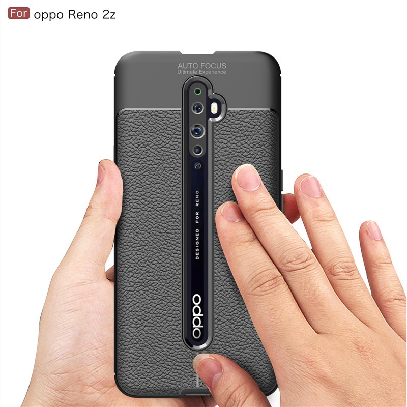 OPPO Reno 2 2F 2Z Reno2 Reno2F Case ShockProof Soft Silicone TPU Litchi ...