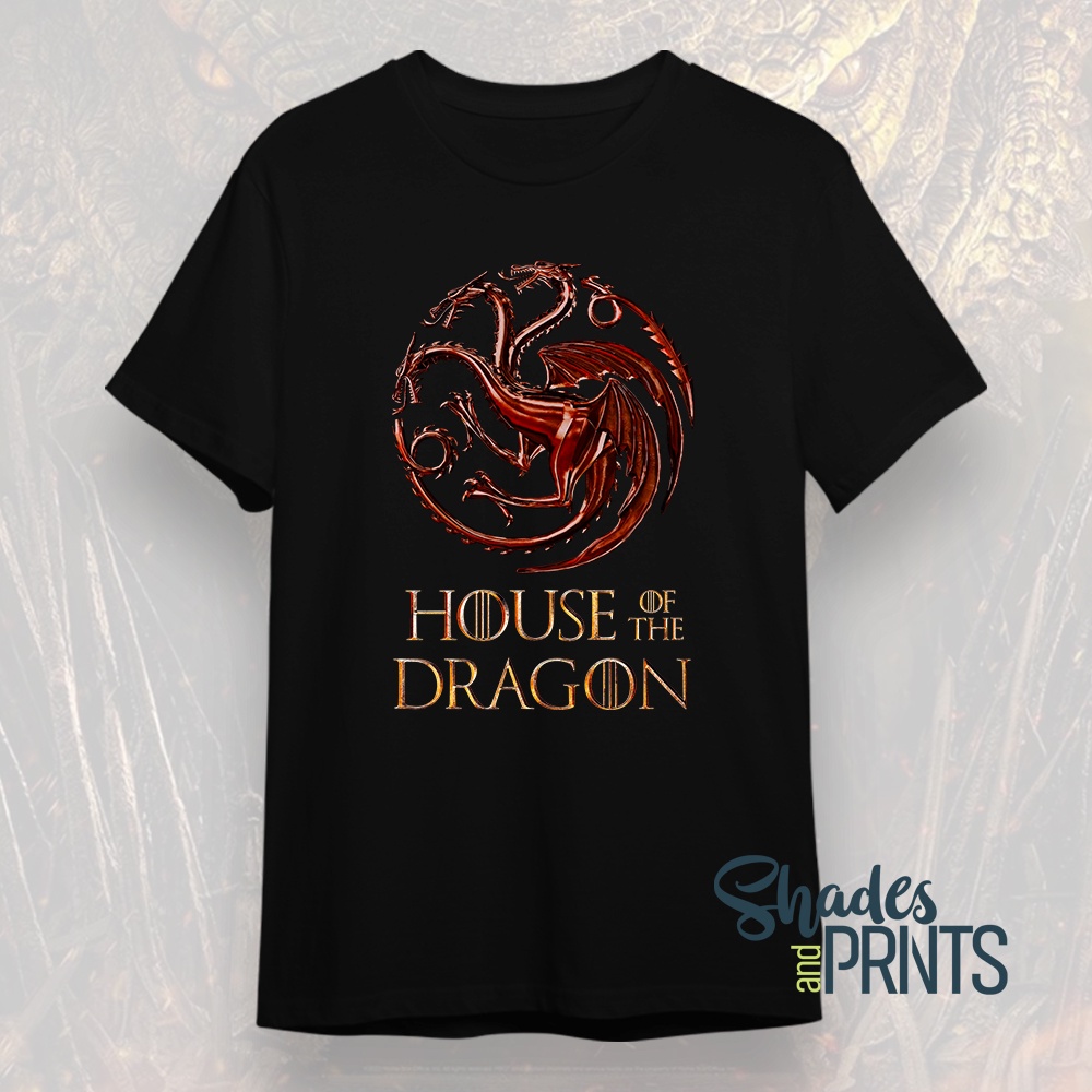 House of the Dragon Logo Printed Shirt Streetwear Comfortable Customized Unisex Premium Shirt