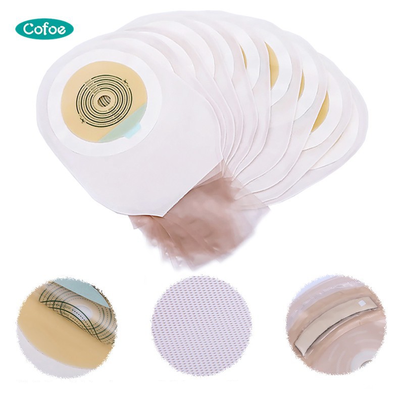 Cofoe 10pcs 1piece System Colostomy Drainable Pouch Bag | Shopee ...