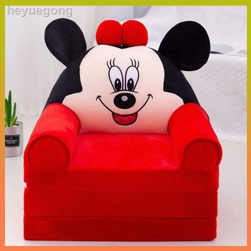 ROCK1ON Soft Plush Chair for Kids Cute Cartoon Shape Sofa Bed Toddler Armchair Children Furniture for Living Room Bedroom 
