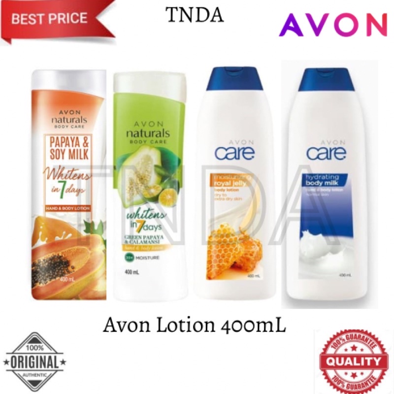 AVON NATURALS Hand and Body Lotion Avon Care jLotion Avon Lotion 750ml