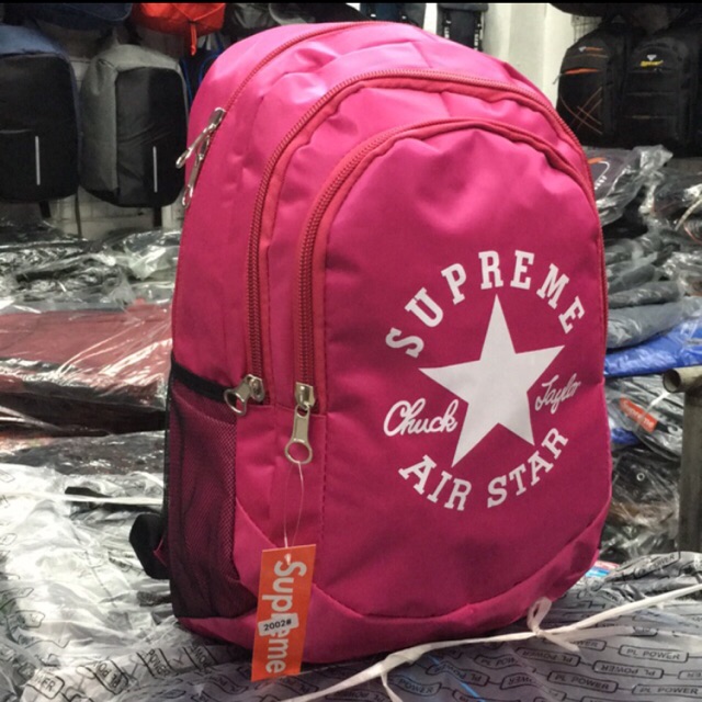 supreme backpack red price