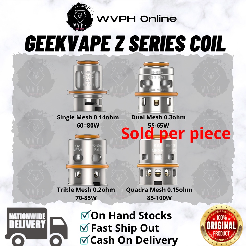  Authentic Geekvape Z Series Coil PER PIECE! for l200 legend 2