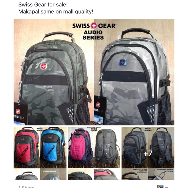 swiss gear luggage backpack