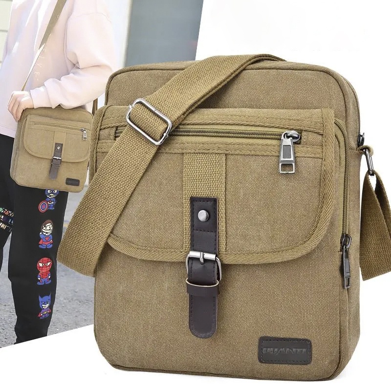 New messenger bag sling bag for Men fashion body Canvas Shoulder Chest ...