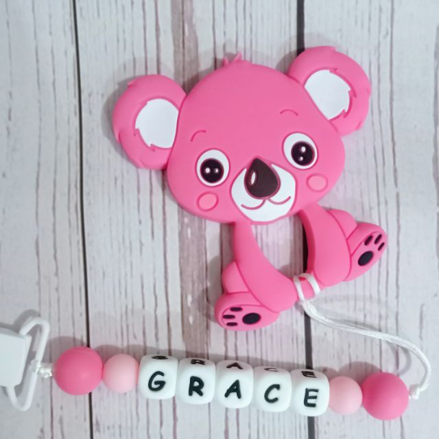 personalized baby teether