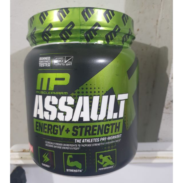 Musclepharm MP assault preworkout powder 30 serving gym