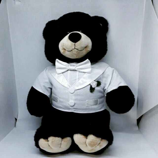 teddy bear black