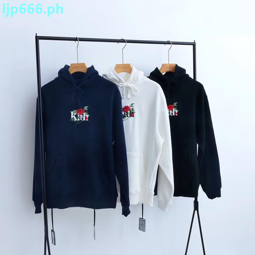 kith rose hoodie