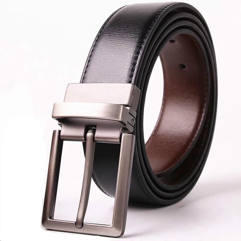 Men's Belts Genuine Leather Reversible Belt | Shopee Philippines