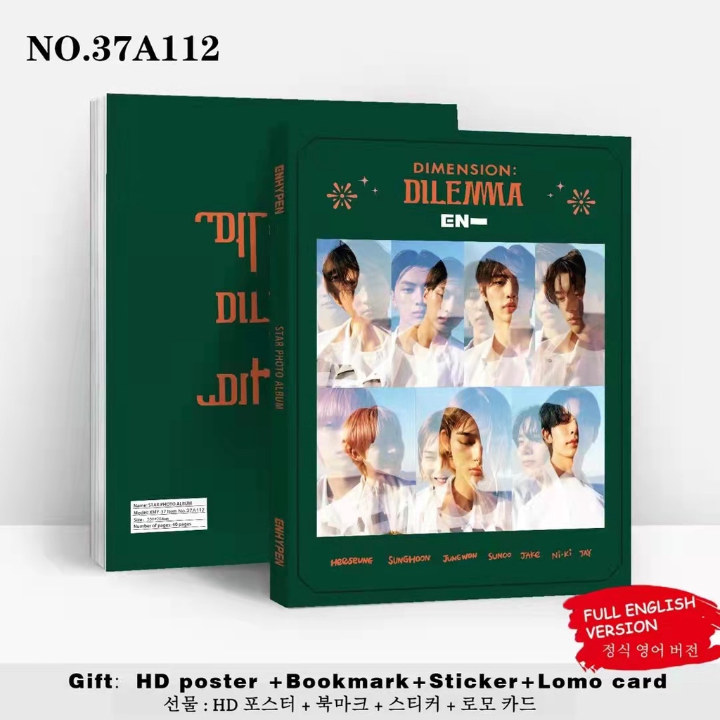 Kpop ENHYPEN Photo Album Photobook Poster Sticker | Shopee Philippines