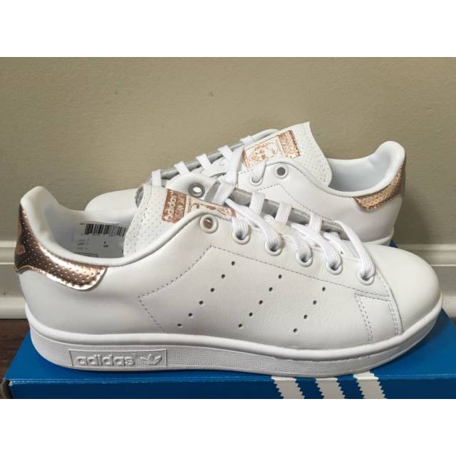 adidas stan smith gold rose