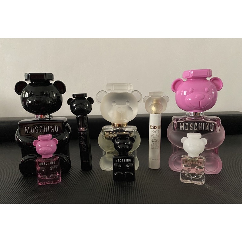 3ml of MOSCHINO TOY FRAGRANCES ( toy boy , toy 2 bubble gum and toy 2