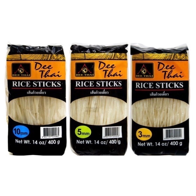 Dee Thai Rice Noodles / Rice Sticks 5mm / 10mm / 3mm for Padthai Laksa