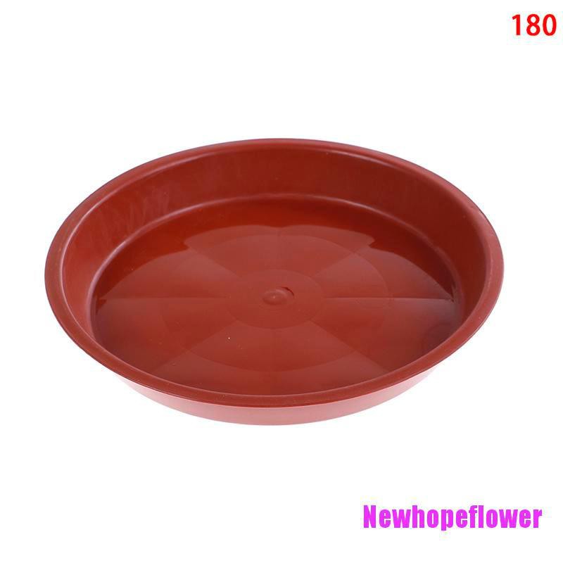 NFPH Garden Pp Resin Round Plant Saucer Pad Flower Pot Base Water Saving Tray