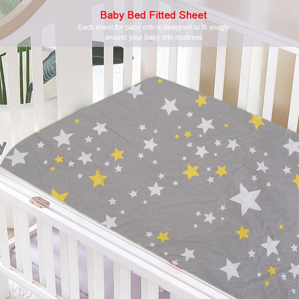 Bed Sheet Protector Baby Cotton Infant Stars Mattress Shopee